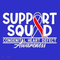 Support Awareness Squad I CHD Congenital Heart Defect Mousepad thumb 1