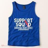Support Awareness Squad I CHD Congenital Heart Defect Tank Top thumb 2