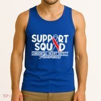 Support Awareness Squad I CHD Congenital Heart Defect Tank Top thumb 3