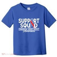Support Awareness Squad I CHD Congenital Heart Defect Toddler T-Shirt thumb 0
