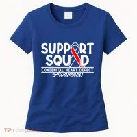 Support Awareness Squad I CHD Congenital Heart Defect Women's T-Shirt thumb 0