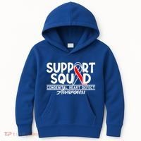 Support Awareness Squad I CHD Congenital Heart Defect Kids Hoodie thumb 0