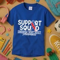 Support Awareness Squad I CHD Congenital Heart Defect Kids T-Shirt thumb 3