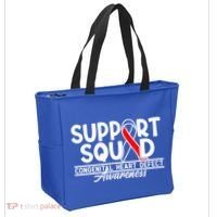Support Awareness Squad I CHD Congenital Heart Defect Tote Bag thumb 2