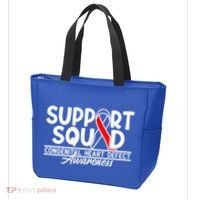 Support Awareness Squad I CHD Congenital Heart Defect Tote Bag thumb 3