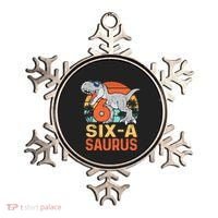 Six A Saurus Rex 6th Birthday Dinosaur 6 Year Old Boy Ornament thumb 0