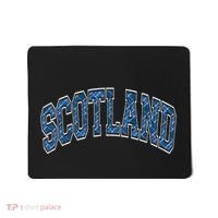 Scotland Arched Style Text Blue Plaid Pattern Mousepad thumb 0