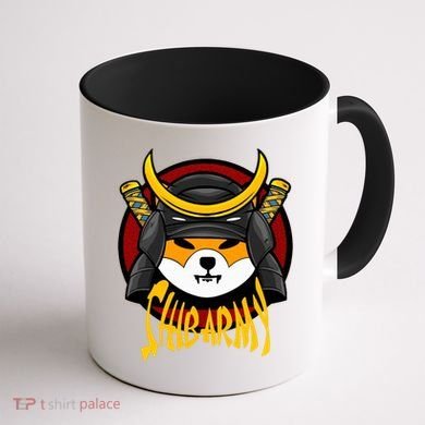 Shiba Army Samaria Dog Coffee Mug back