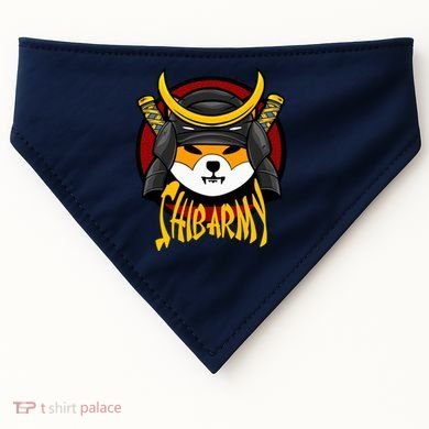Shiba Army Samaria Dog USA-Made Doggie Bandana