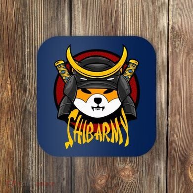 Shiba Army Samaria Dog Coaster