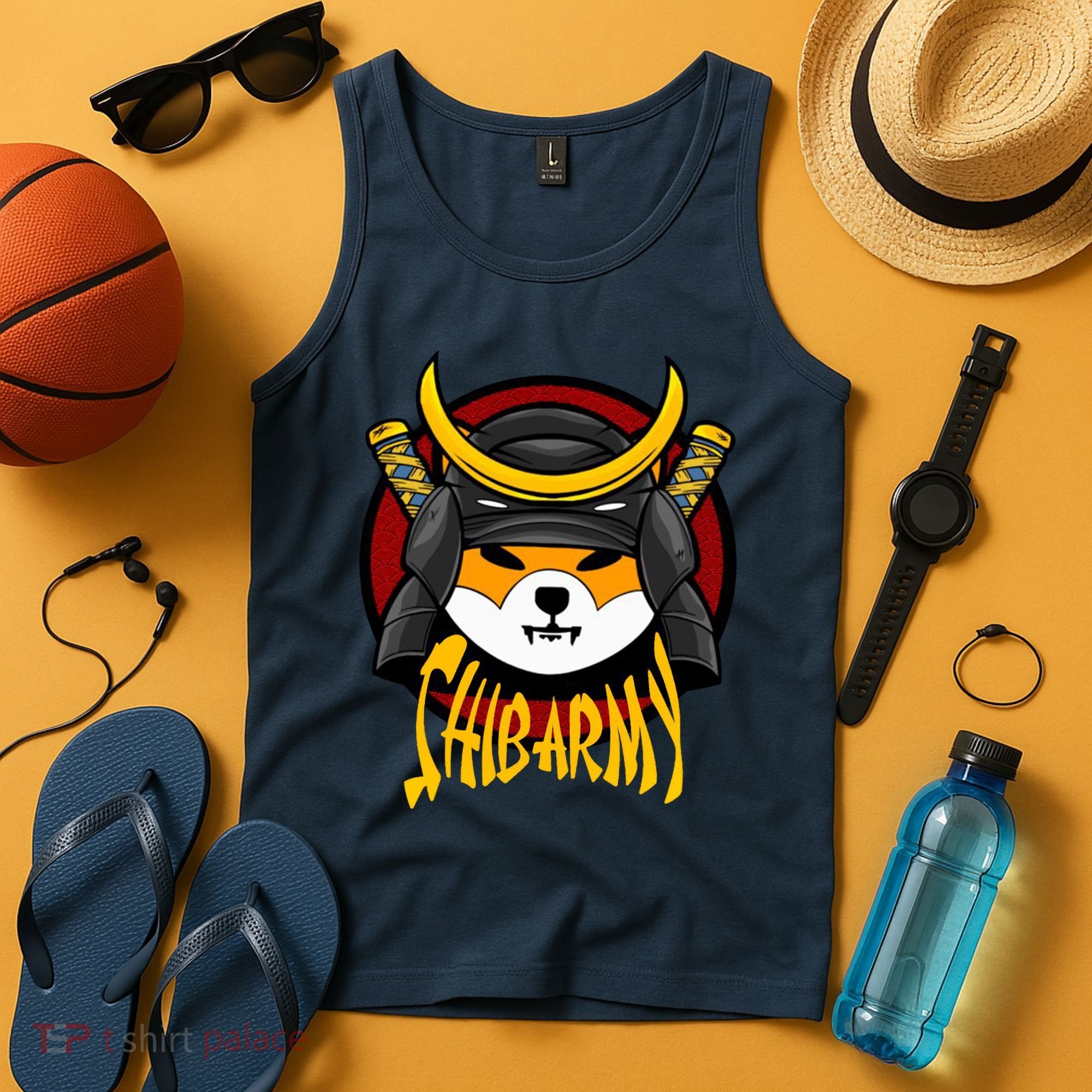 Shiba Army Samaria Dog Tank Top