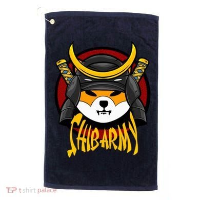 Shiba Army Samaria Dog Golf Towel