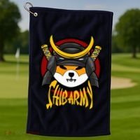 Shiba Army Samaria Dog Golf Towel thumb 1