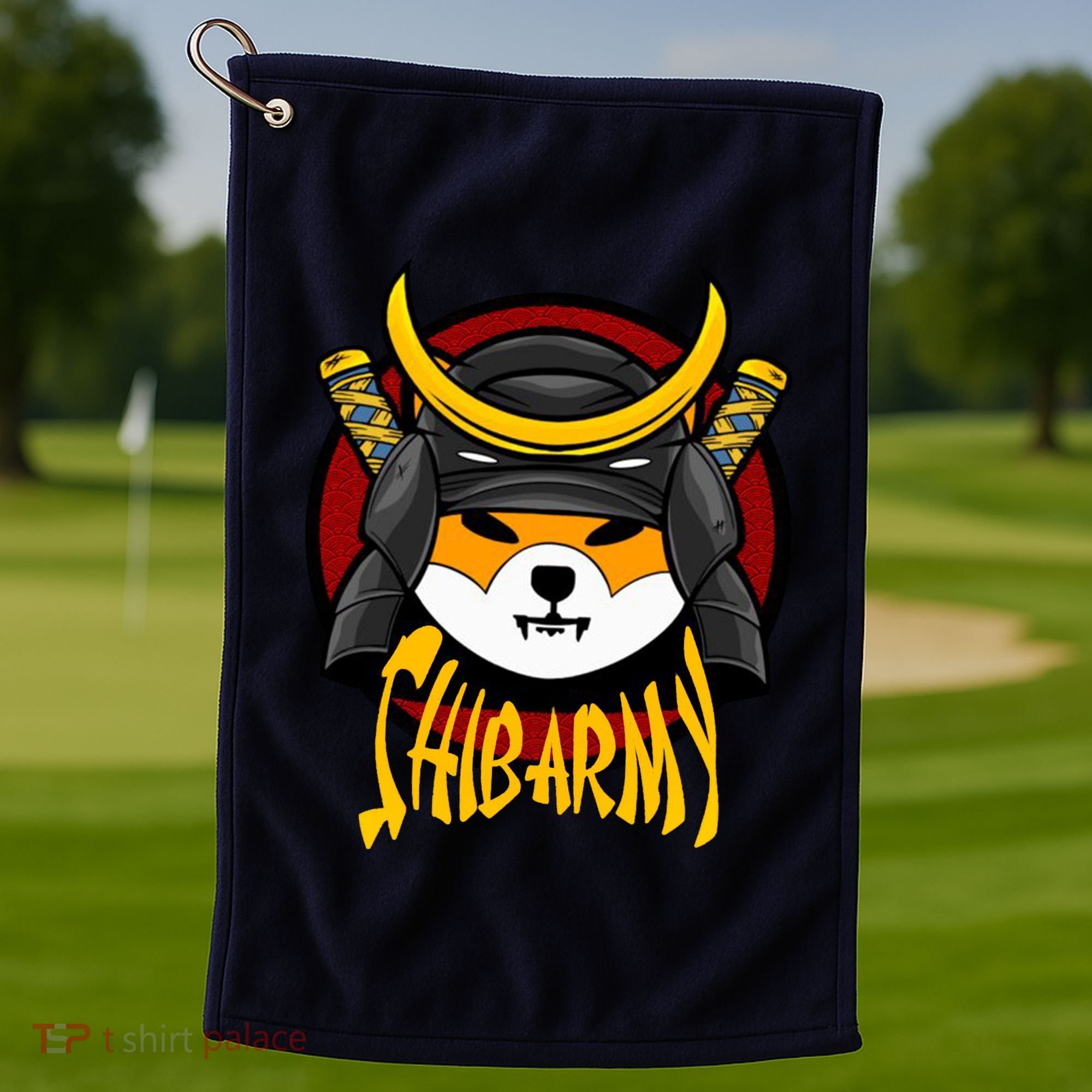 Shiba Army Samaria Dog Golf Towel