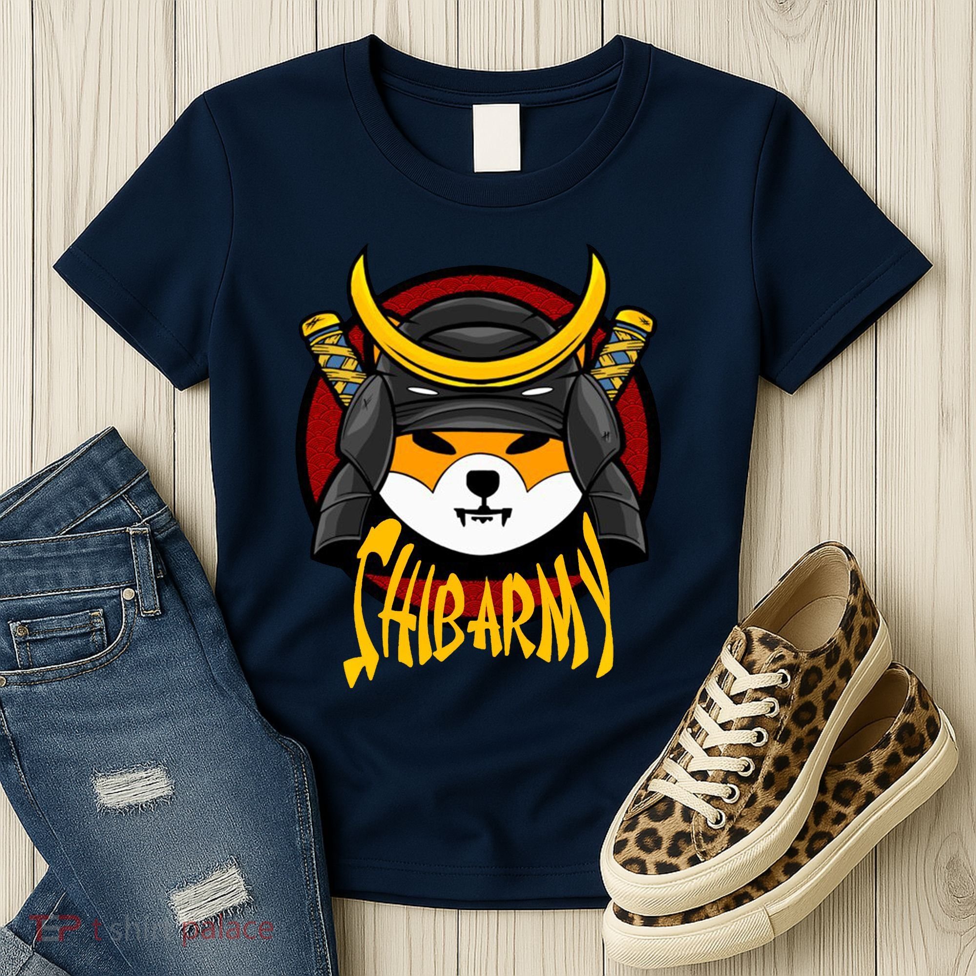 Shiba Army Samaria Dog Women's T-Shirt