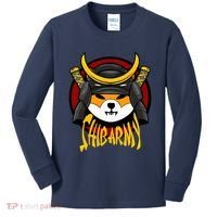 Shiba Army Samaria Dog Kids Long Sleeve Shirt thumb 0