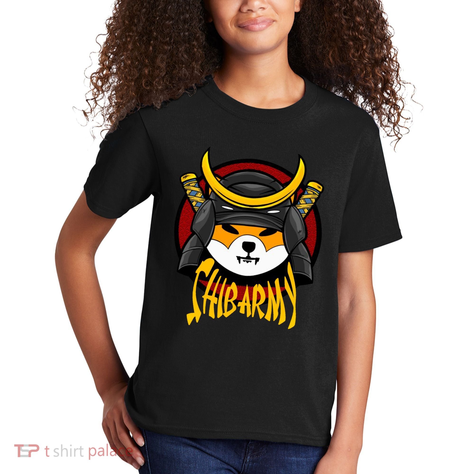 Shiba Army Samaria Dog Kids T-Shirt