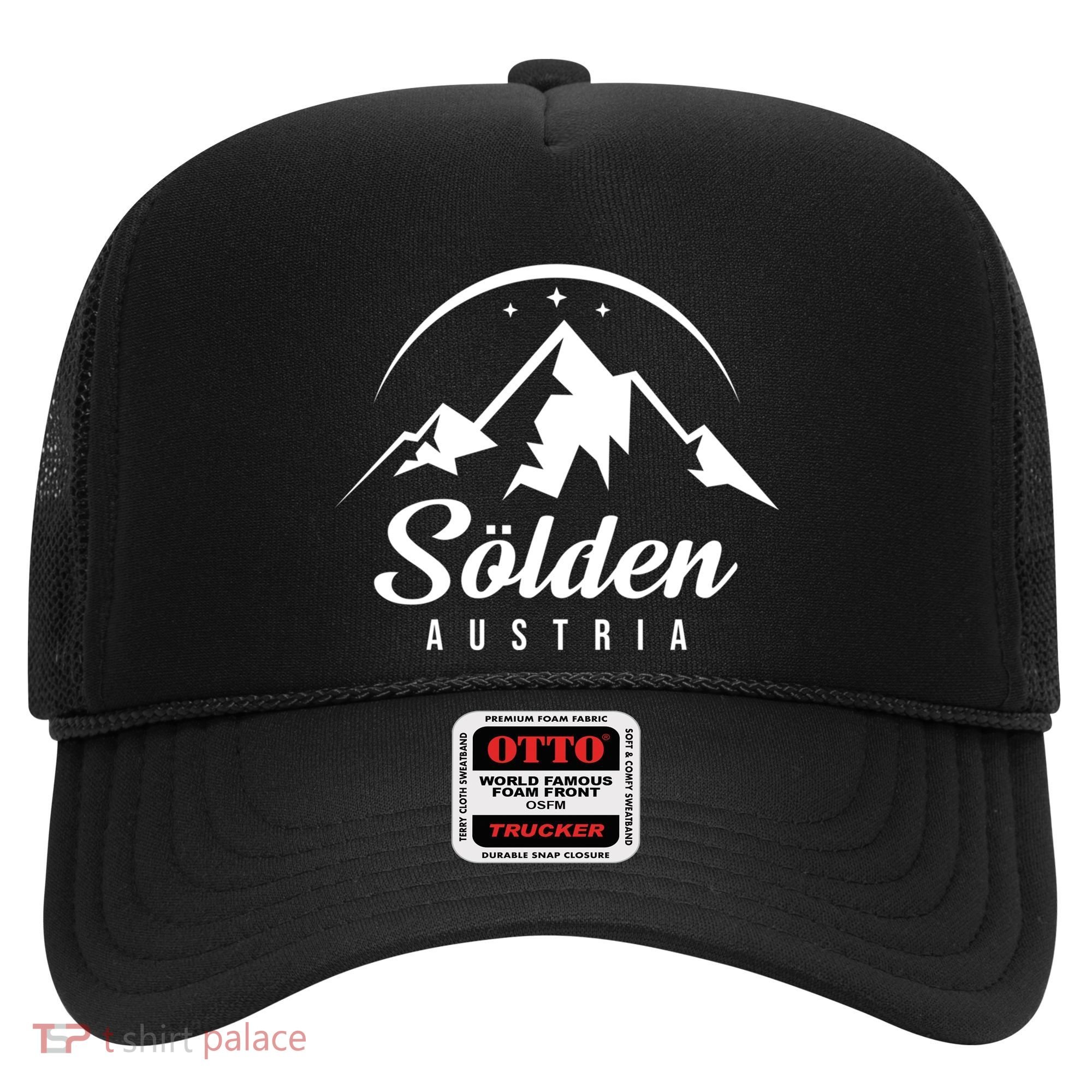 SöLden Austria Ski Resort Skiing Snowboarding Souvenir Gift Hat