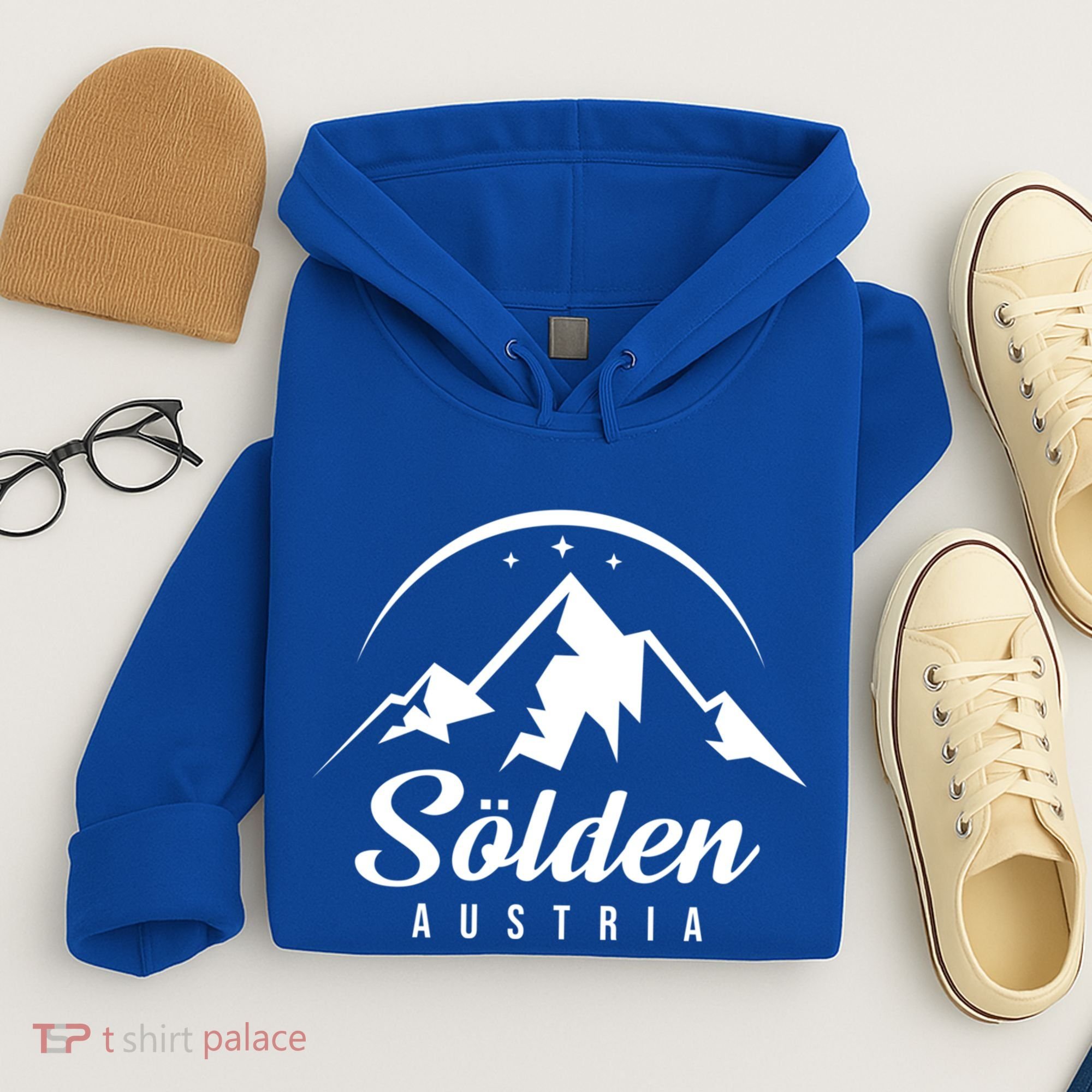 SöLden Austria Ski Resort Skiing Snowboarding Souvenir Gift Hoodie
