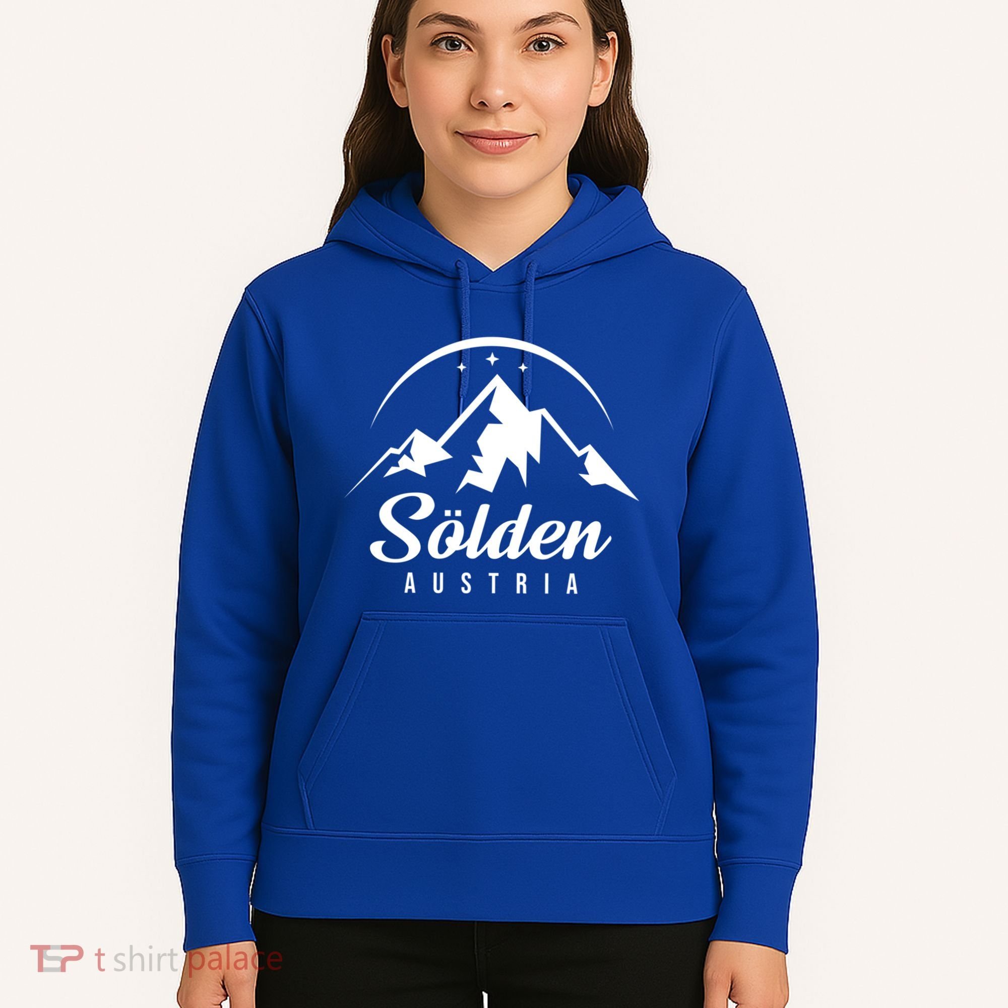 SöLden Austria Ski Resort Skiing Snowboarding Souvenir Gift Hoodie