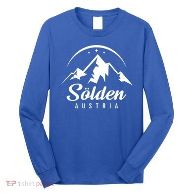SöLden Austria Ski Resort Skiing Snowboarding Souvenir Gift Long Sleeve Shirt