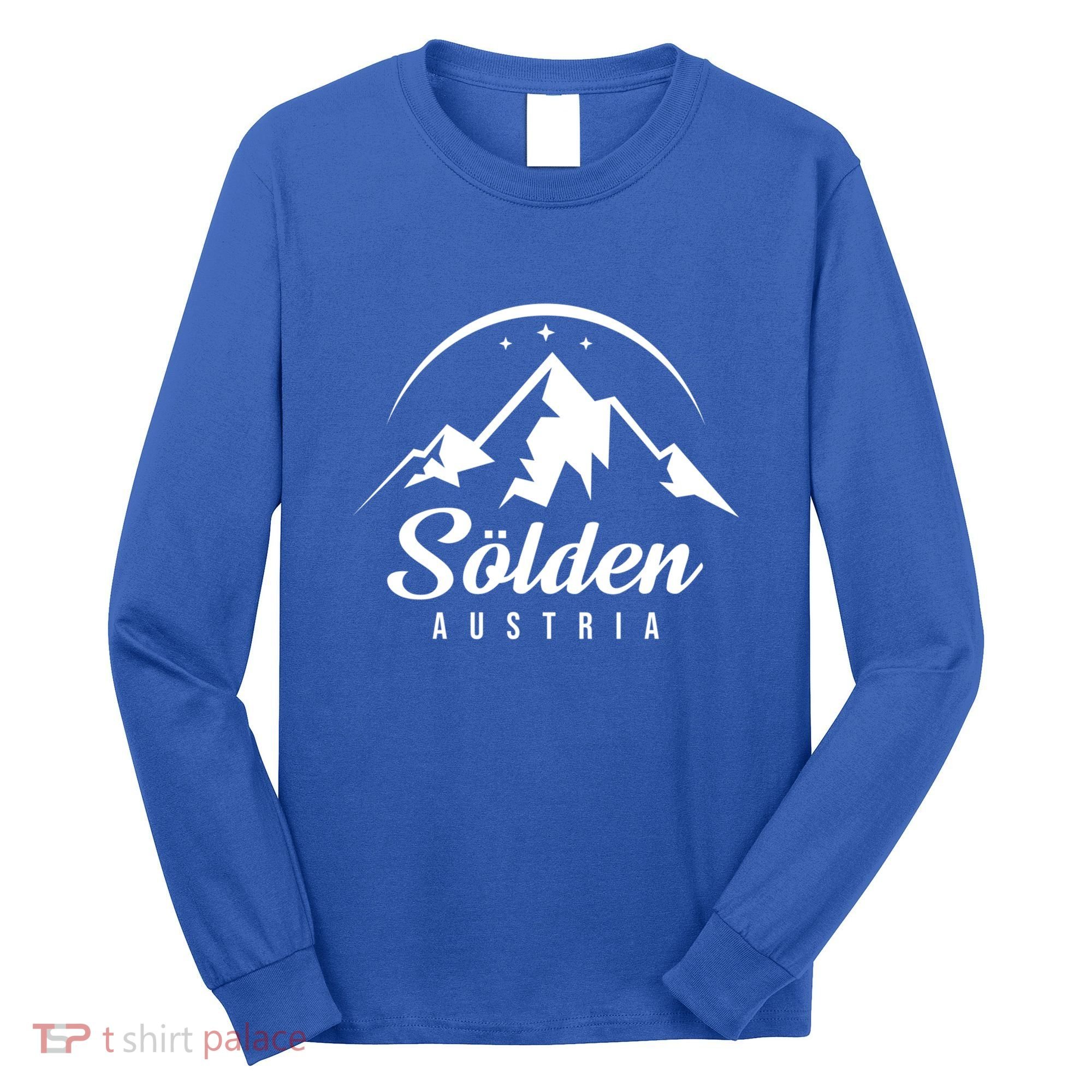 SöLden Austria Ski Resort Skiing Snowboarding Souvenir Gift Long Sleeve Shirt