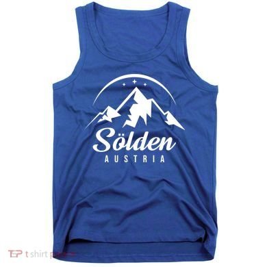 SöLden Austria Ski Resort Skiing Snowboarding Souvenir Gift Tank Top