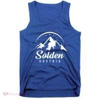 SöLden Austria Ski Resort Skiing Snowboarding Souvenir Gift Tank Top thumb 0
