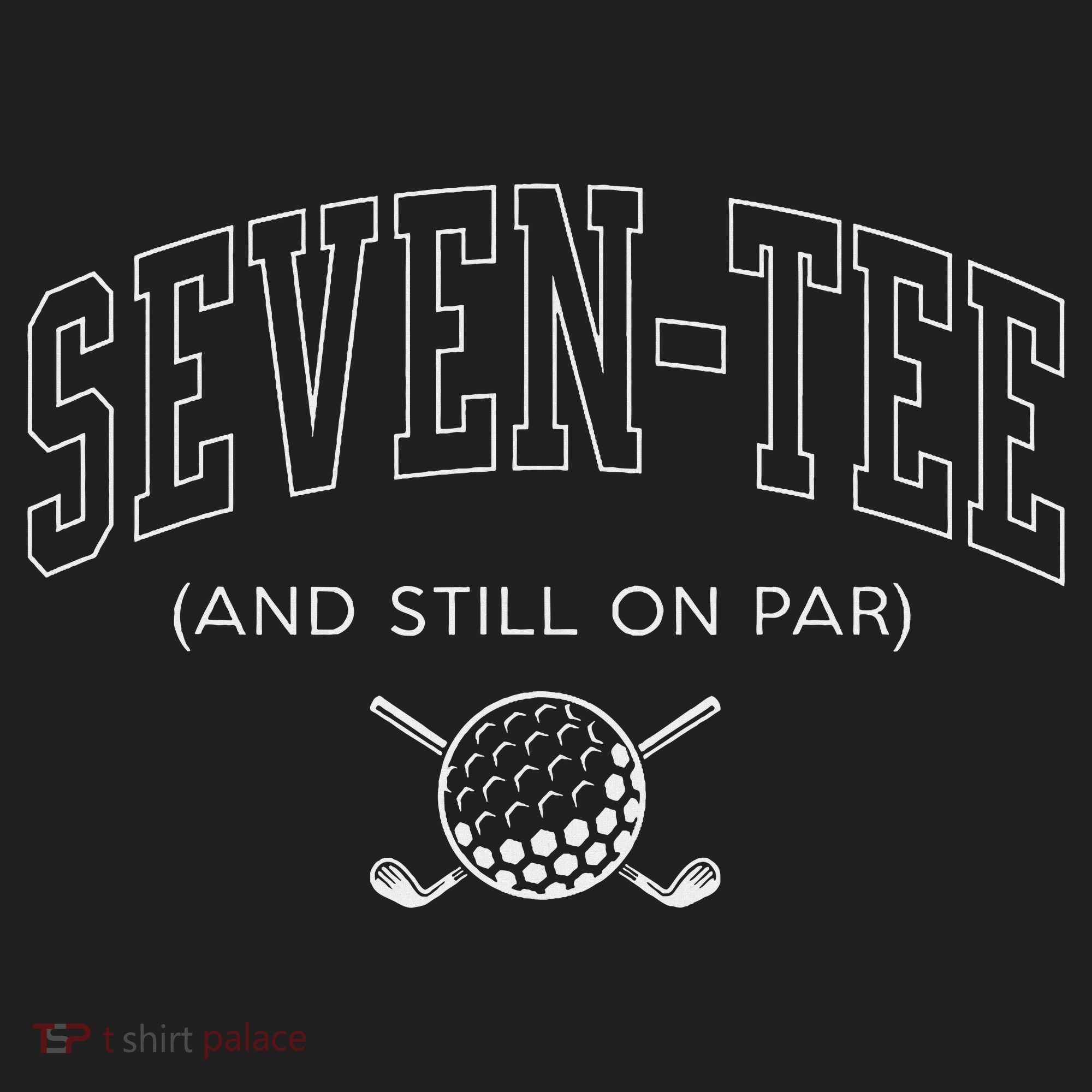 Seven And Still On Par 70th Birthday Golf Father Grand Beanie