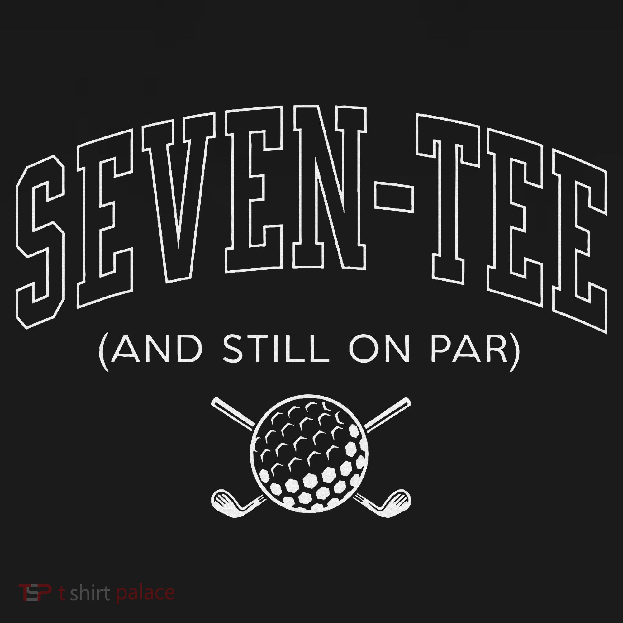 Seven And Still On Par 70th Birthday Golf Father Grand Women's Hoodie
