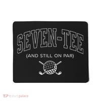 Seven And Still On Par 70th Birthday Golf Father Grand Mousepad thumb 0