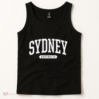 Sydney Australia Souvenirs College Style Sydney Australia Souvenir Tank Top thumb 2