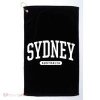 Sydney Australia Souvenirs College Style Sydney Australia Souvenir Golf Towel thumb 0