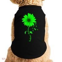 Scoliosis Awareness Sunflower Gift Doggie Tank thumb 0