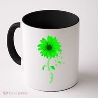 Scoliosis Awareness Sunflower Gift Coffee Mug thumb 0