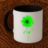 Scoliosis Awareness Sunflower Gift Coffee Mug thumb 2