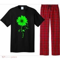 Scoliosis Awareness Sunflower Gift Pajama Set thumb 0