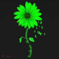 Scoliosis Awareness Sunflower Gift Ornament thumb 1