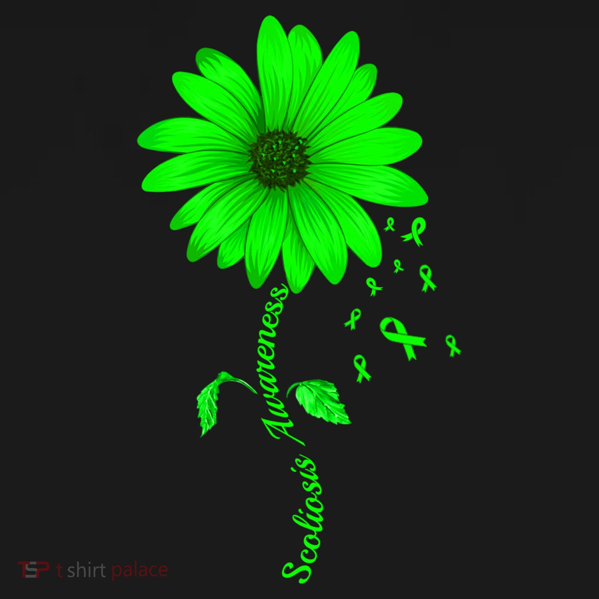 Scoliosis Awareness Sunflower Gift Ornament