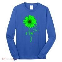 Scoliosis Awareness Sunflower Gift Long Sleeve Shirt thumb 0