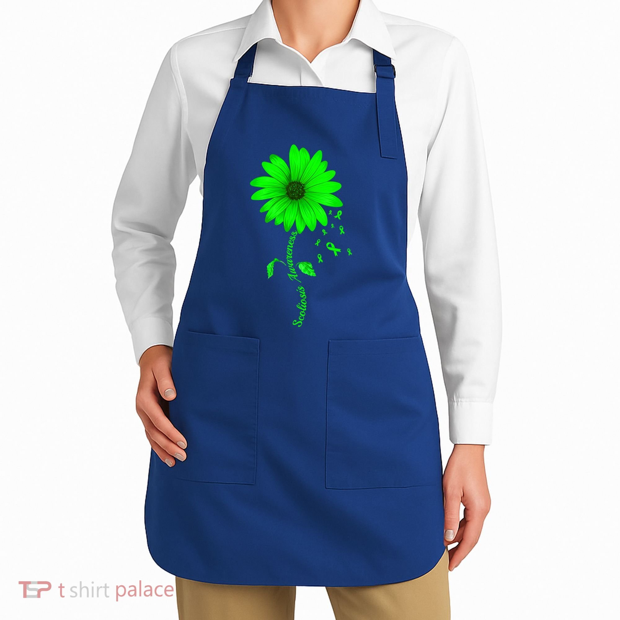 Scoliosis Awareness Sunflower Gift Apron