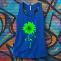 Scoliosis Awareness Sunflower Gift Women's Tank Top thumb 3