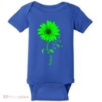 Scoliosis Awareness Sunflower Gift Baby Bodysuit thumb 0