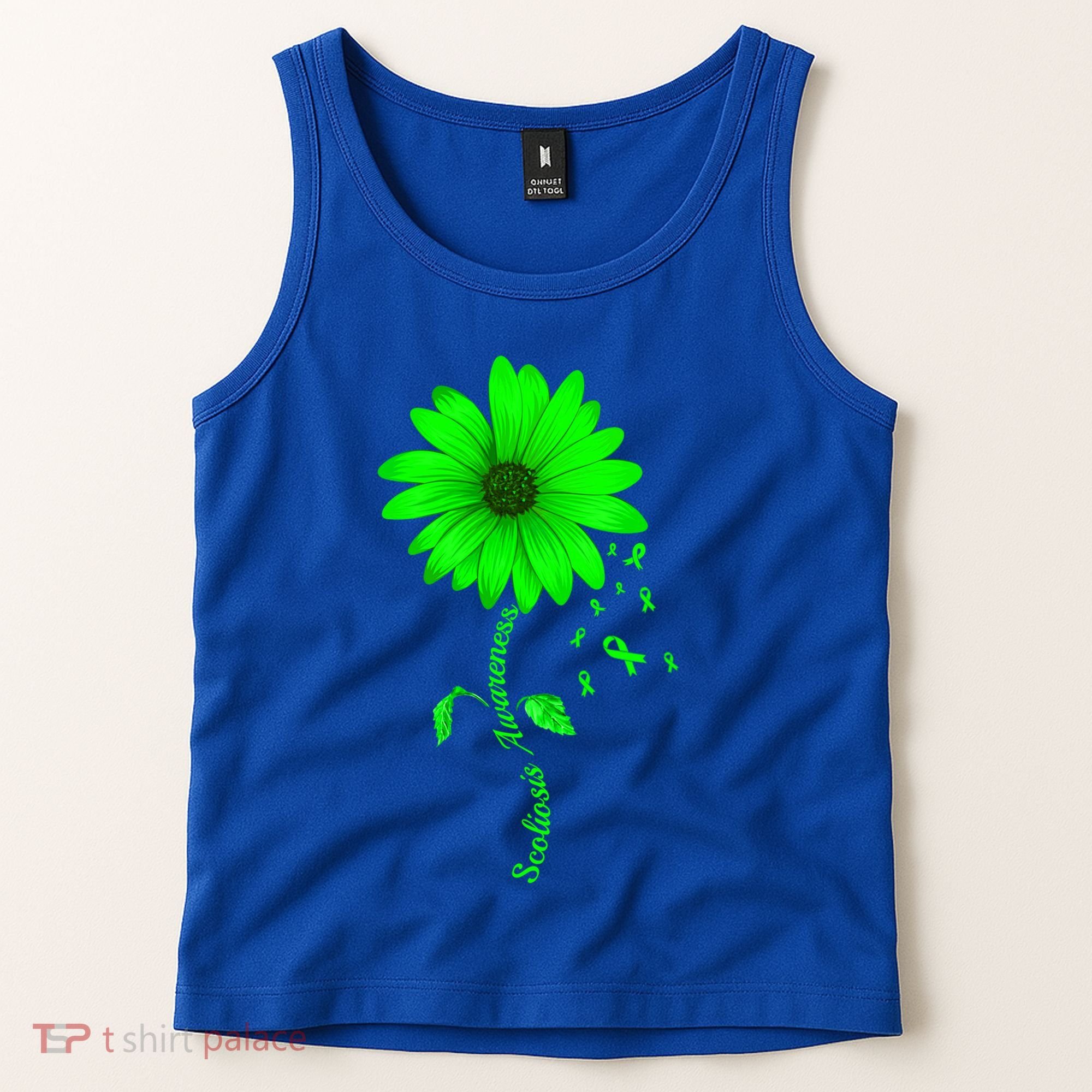 Scoliosis Awareness Sunflower Gift Tank Top