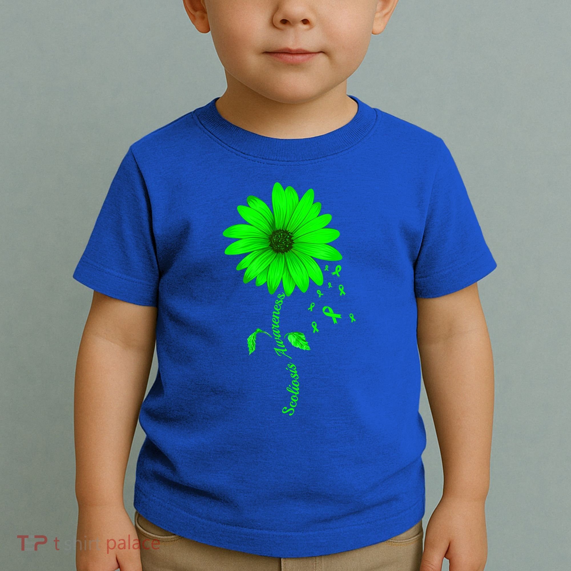 Scoliosis Awareness Sunflower Gift Toddler T-Shirt