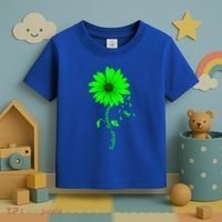 Scoliosis Awareness Sunflower Gift Toddler T-Shirt thumb 3