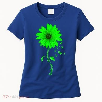 Scoliosis Awareness Sunflower Gift Women's T-Shirt