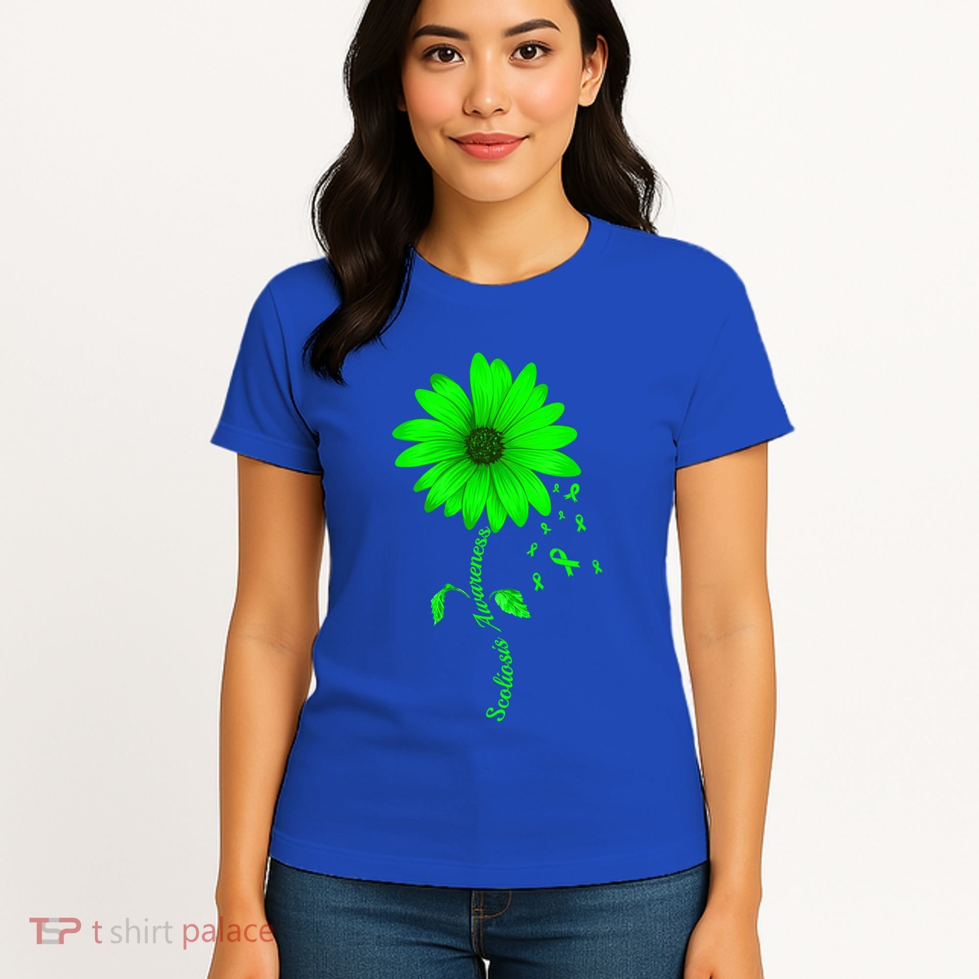 Scoliosis Awareness Sunflower Gift Women's T-Shirt
