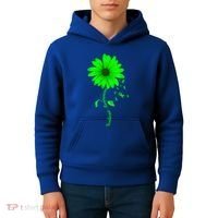 Scoliosis Awareness Sunflower Gift Kids Hoodie thumb 4
