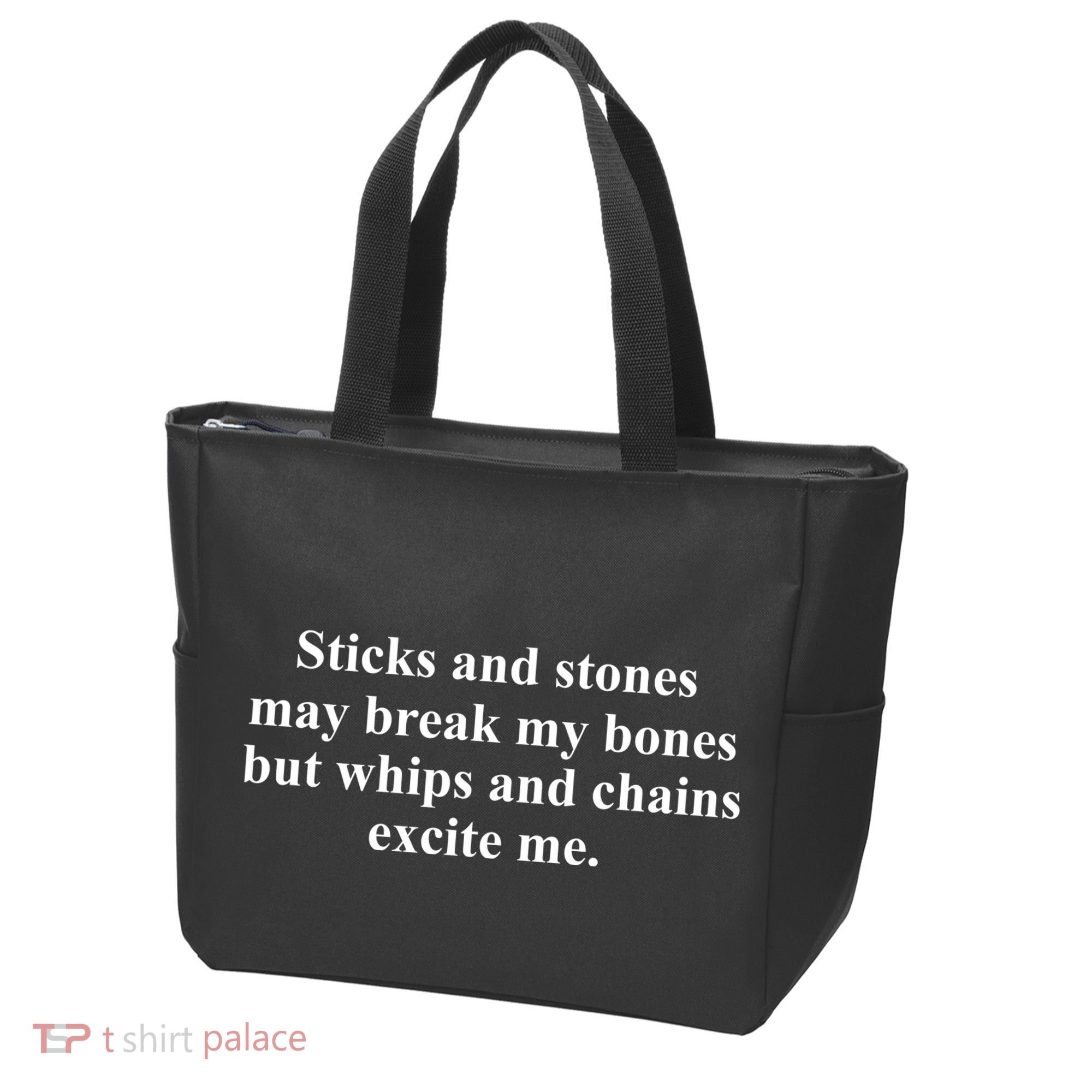 Sticks And Stones May Break My Bones Tote Bag